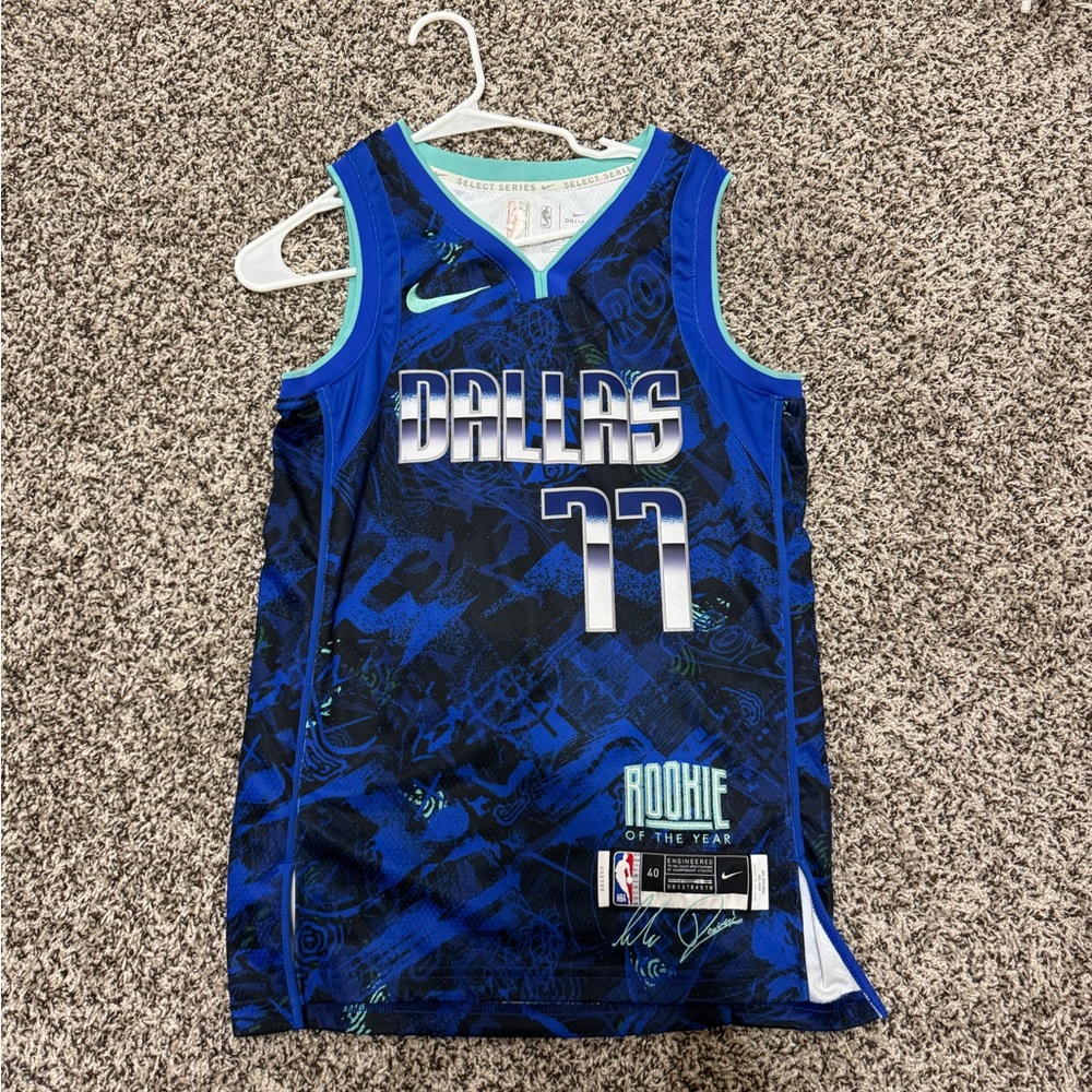 Nike Blue Dallas Basketball Jersey